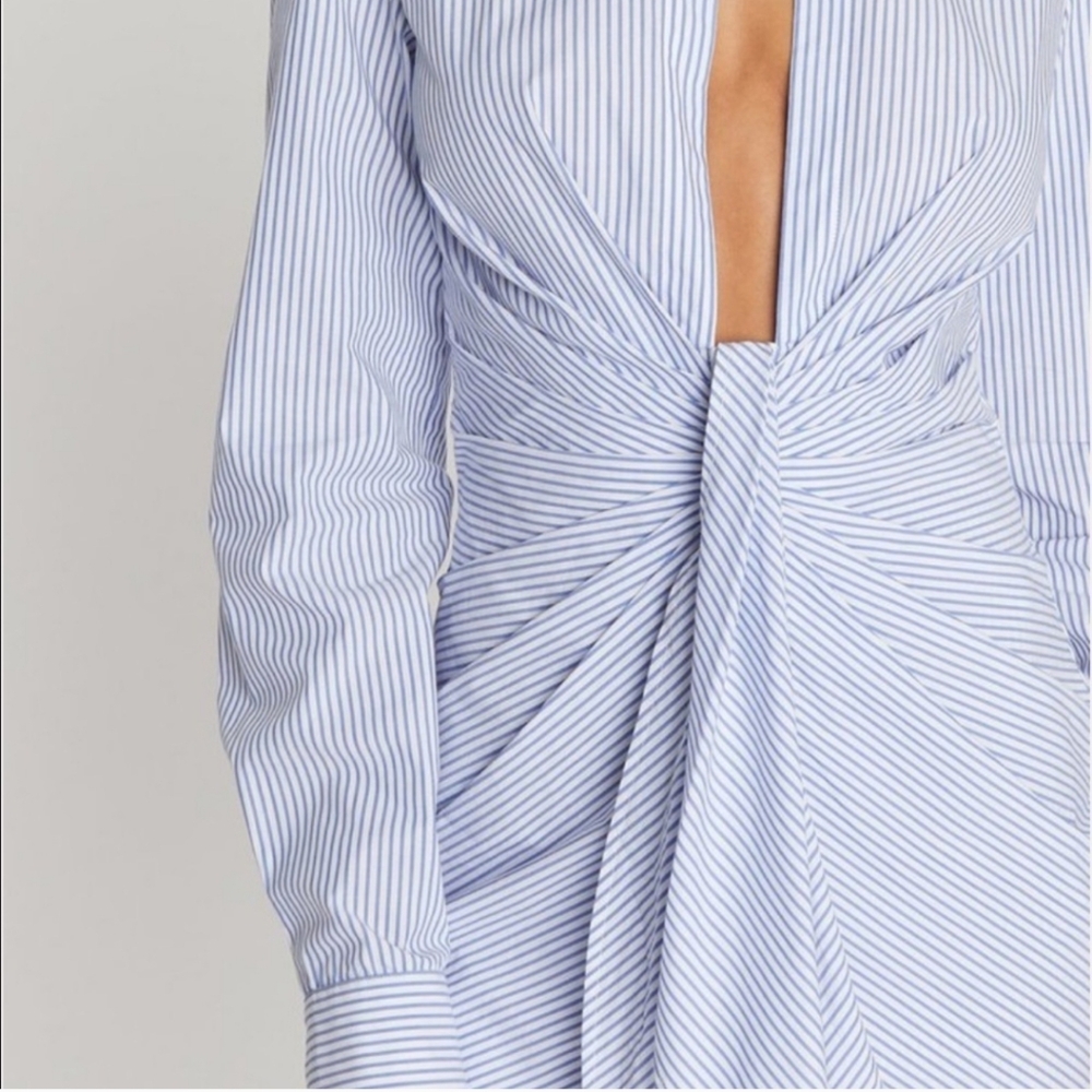 CHOOSY Cotton Long Sleeve Shirt Dress NWT Size 2 - Picture 5 of 8